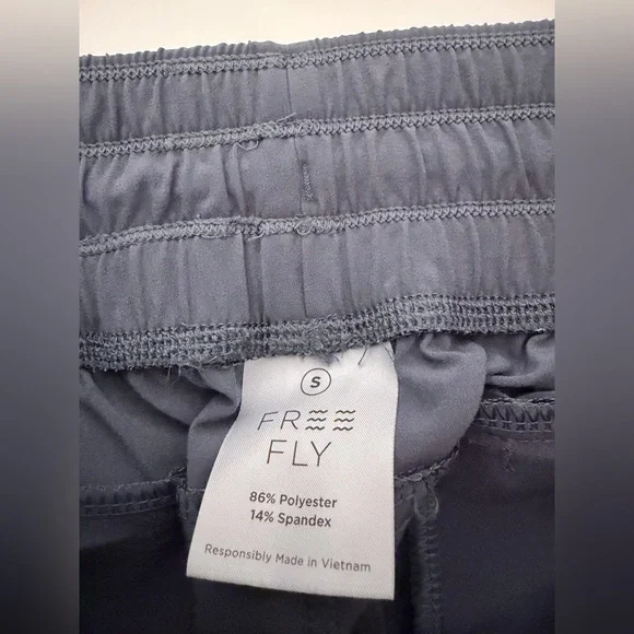 Free Fly Breeze Pants Small Blue Dusk elastic waist lightweight - Picture 3 of 5